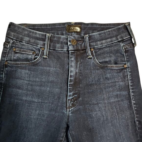 Mother Denim The Looker Mid Rise Skinny Ankle Length Jean Dark Lover Size 26 - Picture 5 of 11
